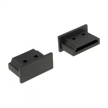 Coperchio per connettore femmina DELOCK Micro-HDMI 6.2×6.4×2.8 mm nero, 10 pz.