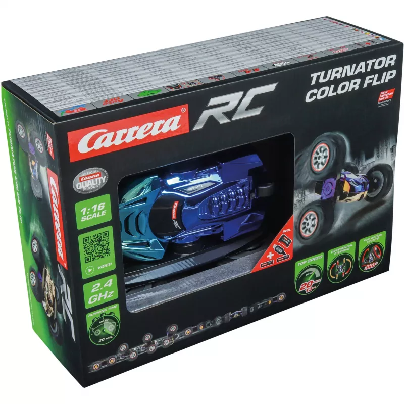CARRERA RC Turnator Color Flip Auto acrobatica