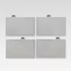 Maestro MR-1412-GREY set di coltelli con ceppo e set di taglieri, grigio