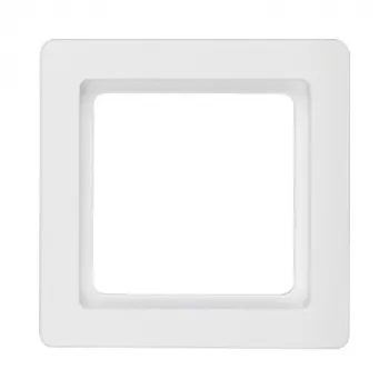 Placca a parete (senza viti) Berker 10116089, bianco, copertura singola per interruttori