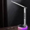 Lampada da tavolo Hawk HW-LAMP03 bianco RGB — lampada da scrivania LED regolabile con illuminazione RGB