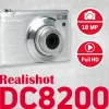 Agfa Photo DC8200 argento + custodia + scheda SD 16 GB