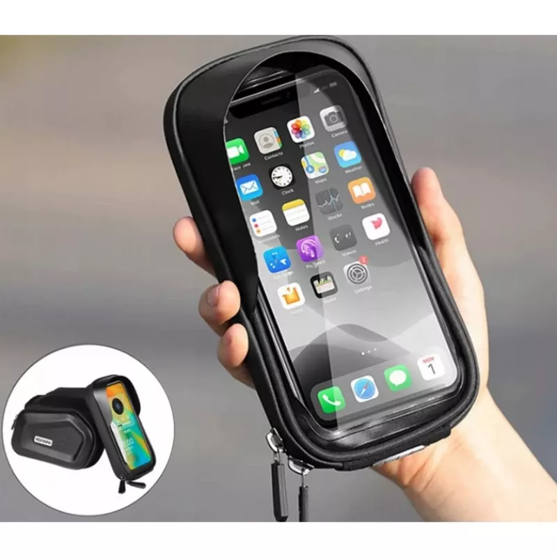 Extralink borsa per bici, borsa da telaio impermeabile con custodia per telefono
