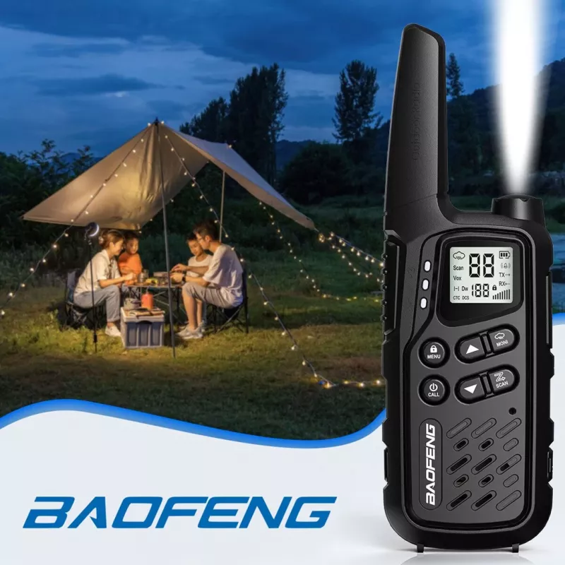 Walkie-talkie Baofeng BF-T25E nero, 2 pezzi