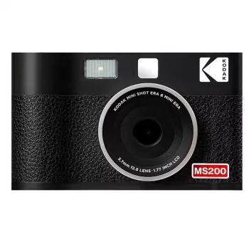 Fotocamera istantanea Kodak Mini Shot 2 Era — fotocamera istantanea portatile con stampante integrata, nero