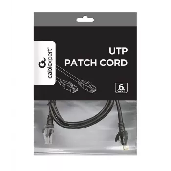 Cavo di rete Gembird PP6U-1M RJ-45 Cat6 1m nero