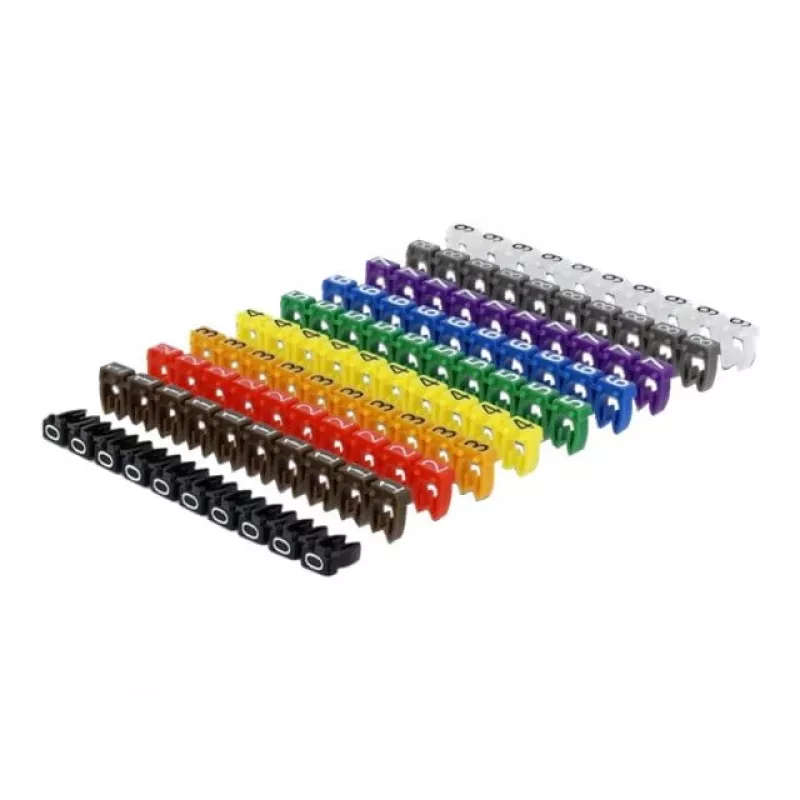 Fermacavi DeLOCK 18304 colori assortiti
