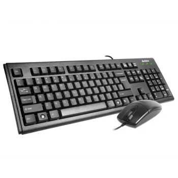 A4Tech KM-72620D - set tastiera e mouse - USB - US - nero