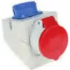 Presa industriale Bachmann 910.002, 5P, 400 V, 16 A, IP44, policarbonato, blu/rosso/bianco