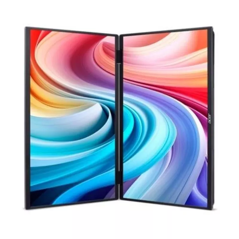Monitor portatile Acer PD163QT 39,6 cm (15,6 inch) FHD 1920x1080 IPS 8 ms USB-C nero VESA 75x75