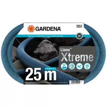Tubo tondo tubo di irrigazione Gardena Liano Xtreme 25 m blu grigio arancione