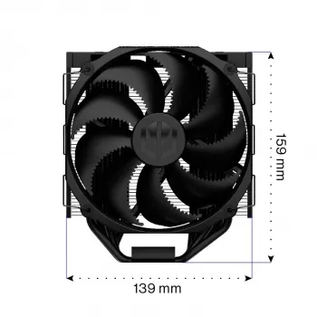 Endorfa Fortis 5 nero dissipatore CPU