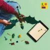 Giocattolo da costruzione LEGO NINJAGO 71829 Drago della foresta verde di Lloyd, 128 pezzi, 2 minifigure, da 6 anni