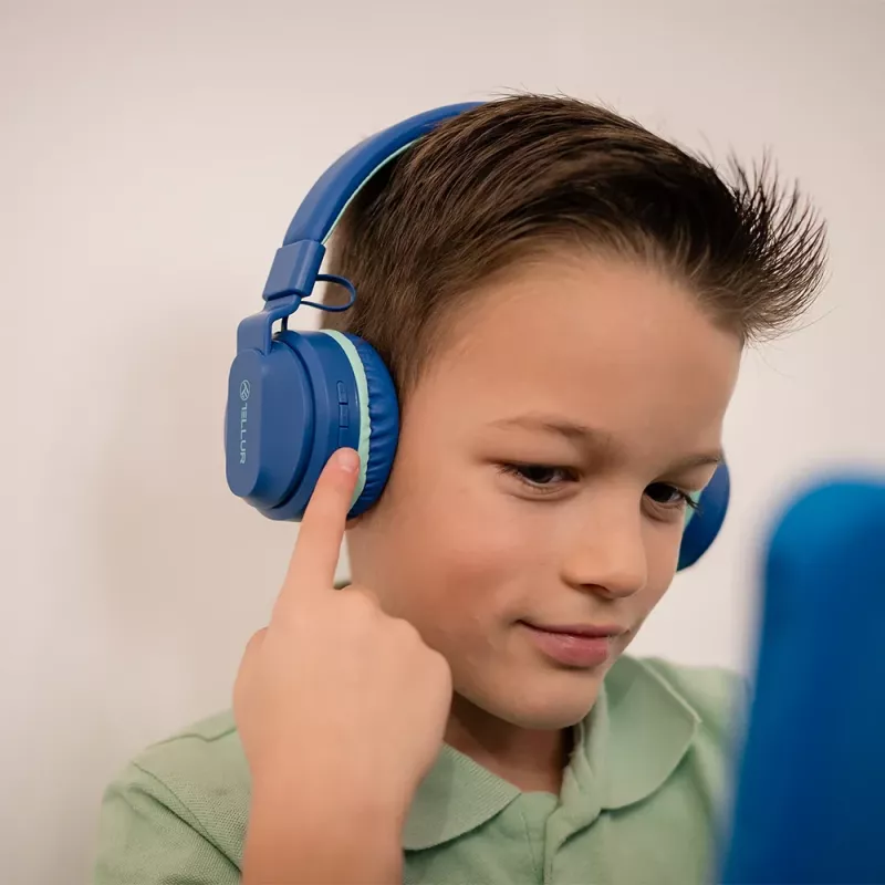 Cuffie Tellur Buddy Bluetooth over-ear blu