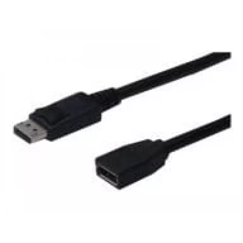 Digitus ASSMANN - Cavo di prolunga DisplayPort - DisplayPort (M) - DisplayPort (F) - 2 m (DisplayPort 1.2) - stampato - nero (AK-340200-020-S)