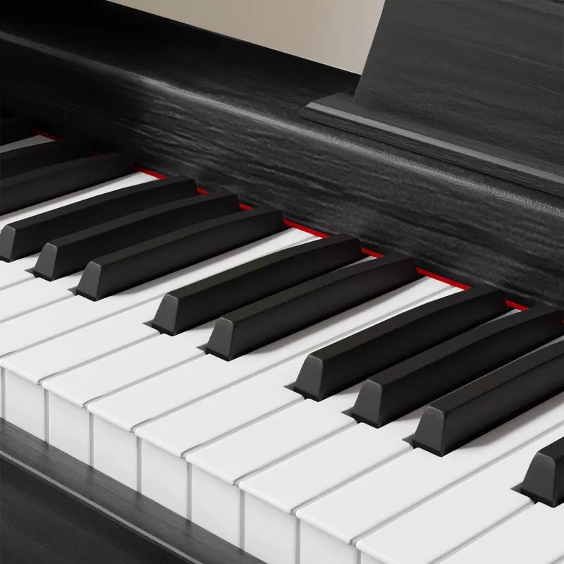 Pianoforte digitale Kruger & Matz KMDP-45P-BK — finitura nero opaco, tasti pesati