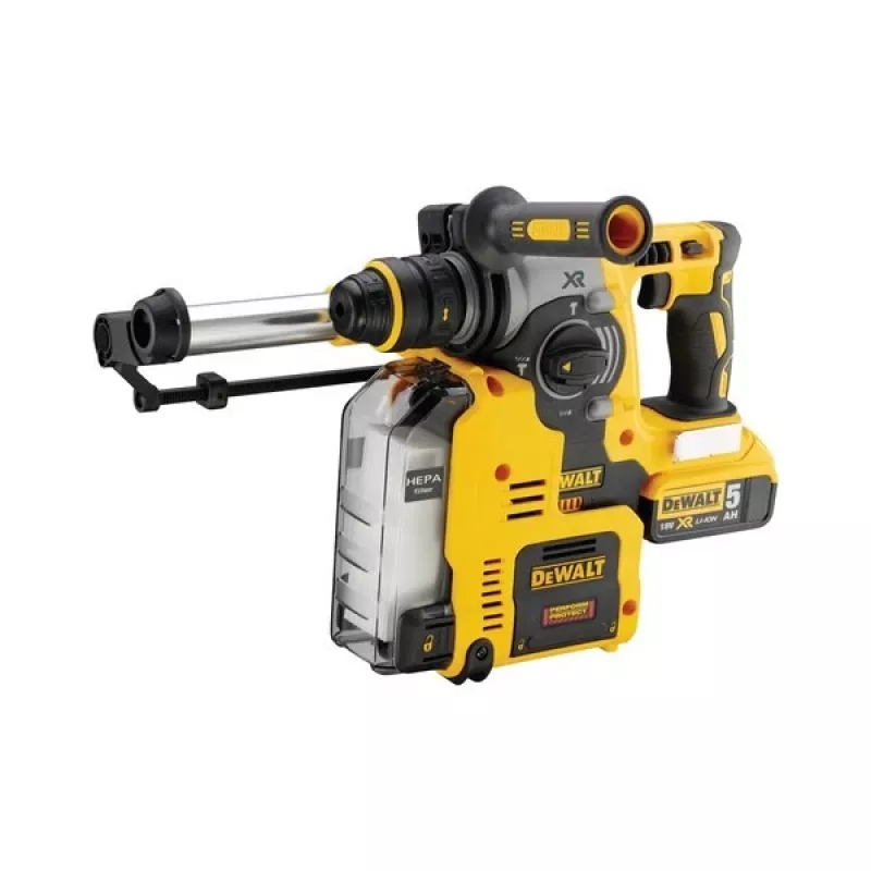 DeWALT martello combinato a batteria DCH275P2, 18 Volt, martello perforatore 1100 giri/min SDS Plus