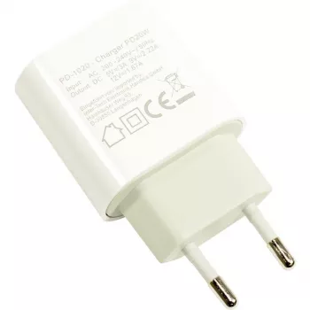 Caricabatterie Indoor Inter-Tech PD-1020 universale bianco