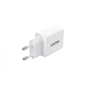 Unitek P1113A-EU - caricabatterie 2X USB-A, 12W, bianco