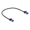 Cavo di rete DeLOCK RJ45 Cat.6A S/FTP slim 0,25 m nero