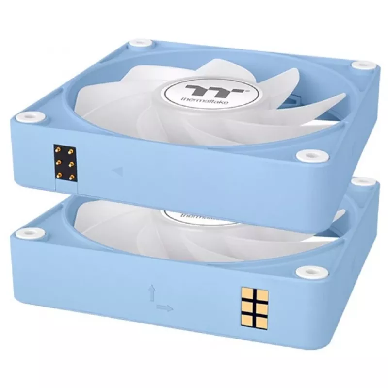 Ventola per case Thermaltake CT140 EX Reverse ARGB 140mm confezione da 3 blu ortensia