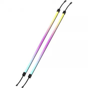 Striscia LED CORSAIR LS350 Aurora, illuminazione multicolore, lunghezza 350 mm, larghezza 10 mm, 2 pezzi