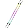 Striscia LED CORSAIR LS350 Aurora, illuminazione multicolore, lunghezza 350 mm, larghezza 10 mm, 2 pezzi