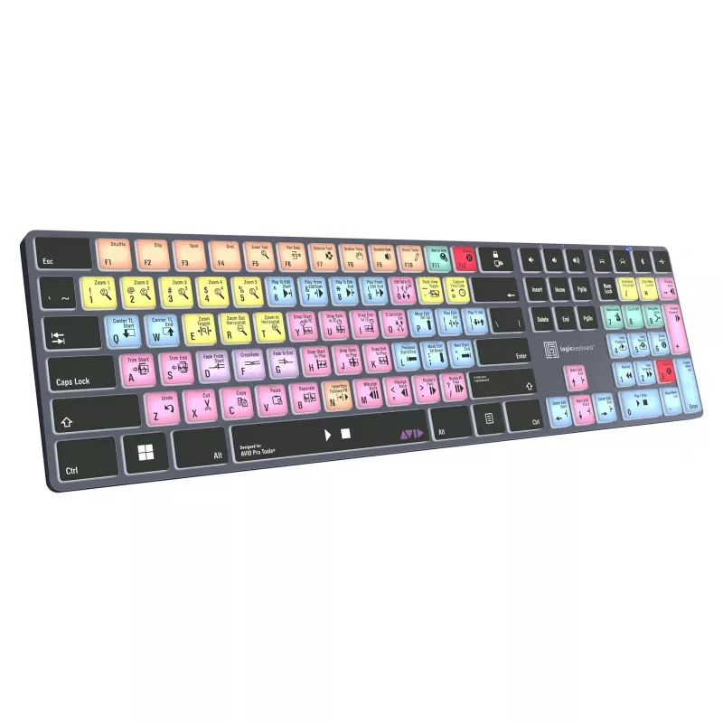 Logickeyboard Avid Pro Tools Titan DE Tastiera PC LKB-PT-TPC-DE