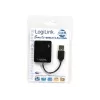 Hub USB LOGILINK UA0139 – 4 porte USB 2.0, 480 Mbit/s, nero