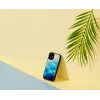 Custodia protettiva iKins per Apple iPhone 12 mini — blue lake con dettagli neri