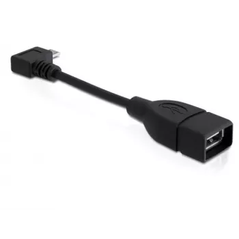 Cavo USB DeLOCK 83104 Micro-USB B a USB A 0,11 m nero