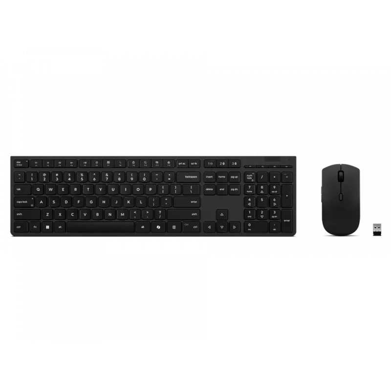 Set tastiera e mouse wireless Lenovo 4X31R64354 Bluetooth grigio