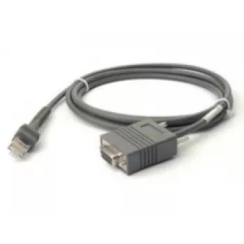 Zebra CBA-R01-S07PBR cavo seriale grigio 2,1336 m RS232 DB9