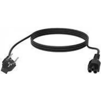 Cavo di alimentazione nero 3 m CEE7/7 IEC C5 Vision TC 3MEUCVLF/BL