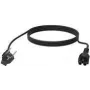 Cavo di alimentazione nero 3 m CEE7/7 IEC C5 Vision TC 3MEUCVLF/BL