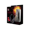 Gembird GHS-05-O cuffie gaming con filo, on-ear, 3,5 mm, controllo del volume, 20-20000 Hz, 32 Ohm, cavo da 2 m, nero/arancione