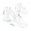 Scivolo da esterno SMOBY Megagliss 2 in 1 modello 7600820201 con scivolo d'acqua e funzioni di arrampicata