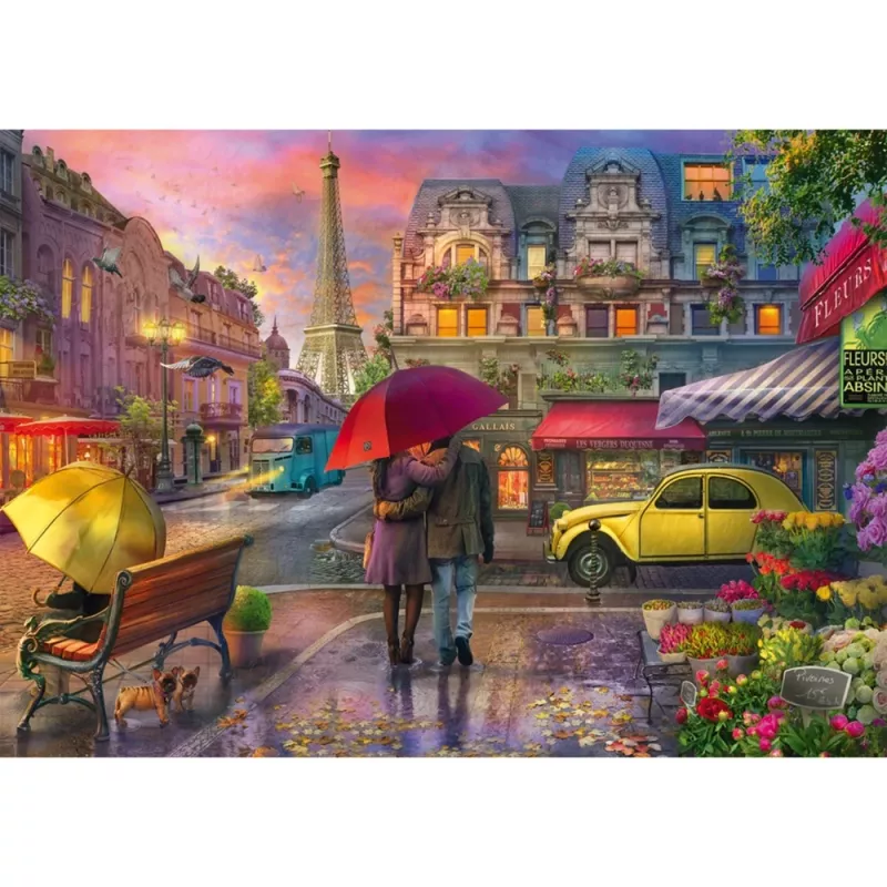 Schmidt Spiele 59713 Regenzauber in Paris puzzle, 500 pezzi