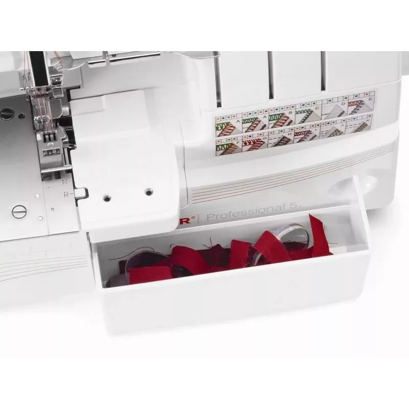 Macchina da cucire overlock Singer 14T968, corrente elettrica, bianco