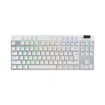 Logitech G PRO X TKL Tastiera Gaming RF Wireless + Bluetooth QWERTY US International Bianco