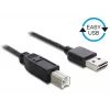 Cavo USB DeLOCK 3 m USB 2.0 A - B maschio/maschio