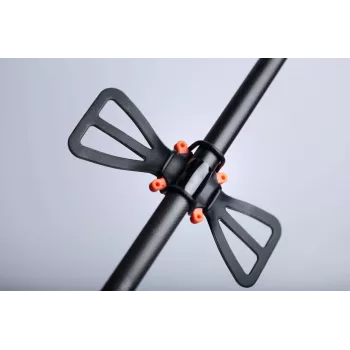 Supporto telefono regolabile deeper ITGAM0003 — supporto telefono per canna da pesca, silicone, per telefoni 3,5–5 pollici, 280 mm, nero