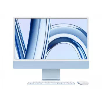 iMac 24 pollici: M4 10/10, 16 GB, 512 GB SSD – blu