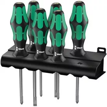 Wera 335/350/355/6 Kraftform Plus set cacciaviti standard Wera 335/350/355/6 Kraftform Plus
