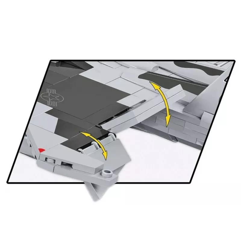 Mattoncini Cobi Boeing F-15EX Eagle II set modello COIB-5900, kit da collezione in scala