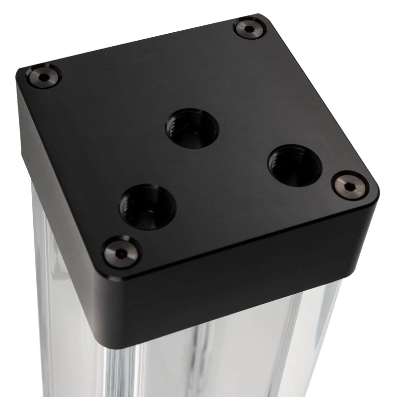 Serbatoio (vaschetta di compensazione) BitsPower Premium Cuboid 150 mm acrilico - BPPRE-WTCR150