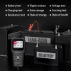 Qoltec 52489 analizzatore e tester digitale di batterie 3-in-1 con LCD e multilingua 6V | 12V | 24V | 30Ah-200Ah