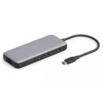 Docking station USB-C Digitus DA-70915 8 funzioni 100W Power Delivery