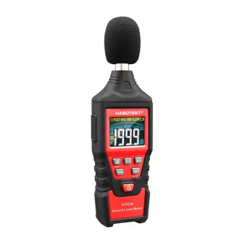 Misuratore digitale di decibel Habotest HT622B — fonometro con ponderazione A/C, interfaccia USB