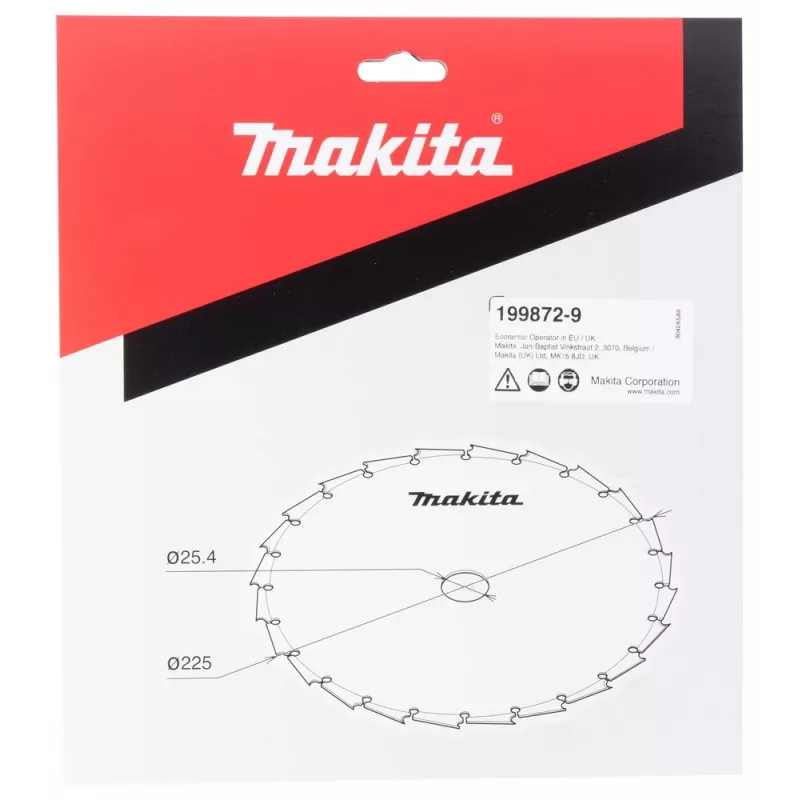 Makita 199872-9 accessorio per decespugliatore/tagliabordi lama decespugliatore